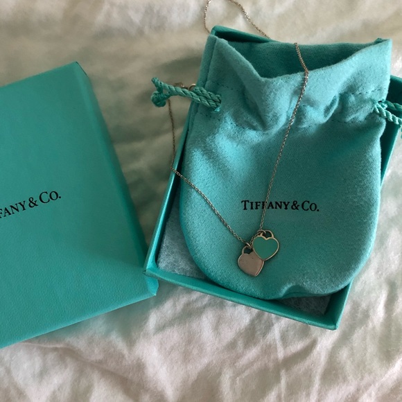 Jewelry - Tiffany and Co Return to Tiffany Mini Double Heart